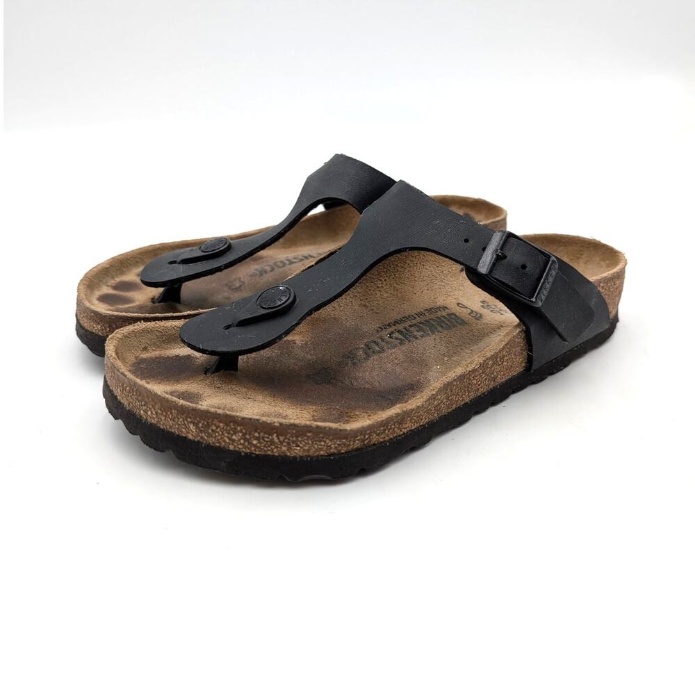 Birkenstock Gizeh Birko-Flor Sandals Women's color Black Size US5 EU36